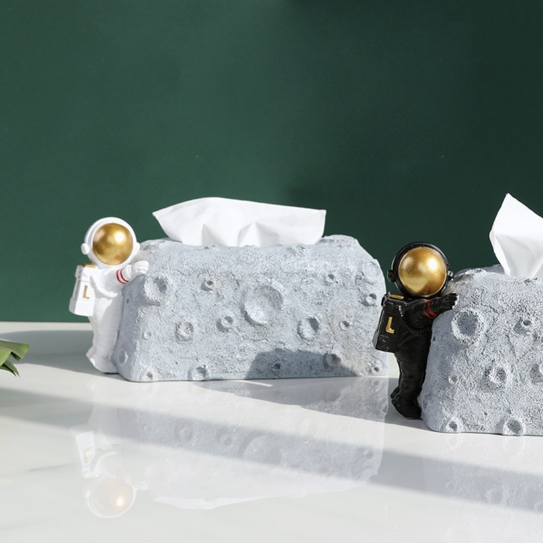 Astronaut Tissue Box Holder – Space Décor for Small and Large Tissues