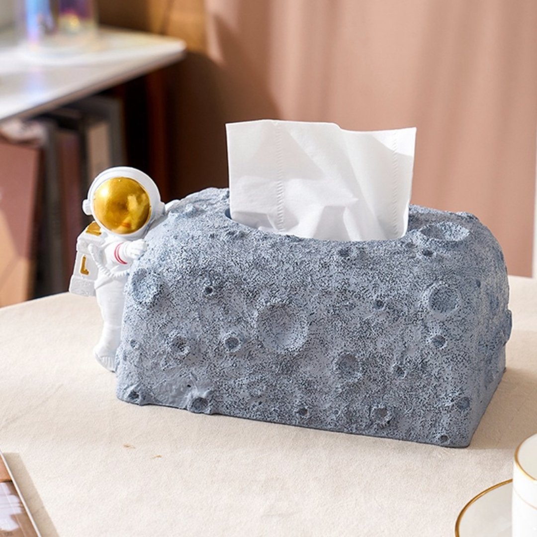 Astronaut Tissue Box Holder – Space Décor for Small and Large Tissues