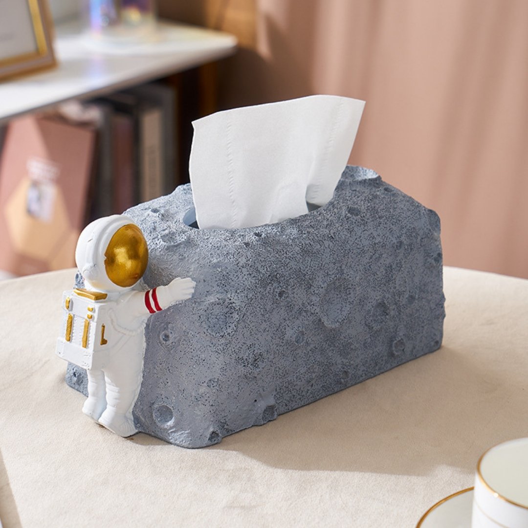 Astronaut Tissue Box Holder – Space Décor for Small and Large Tissues