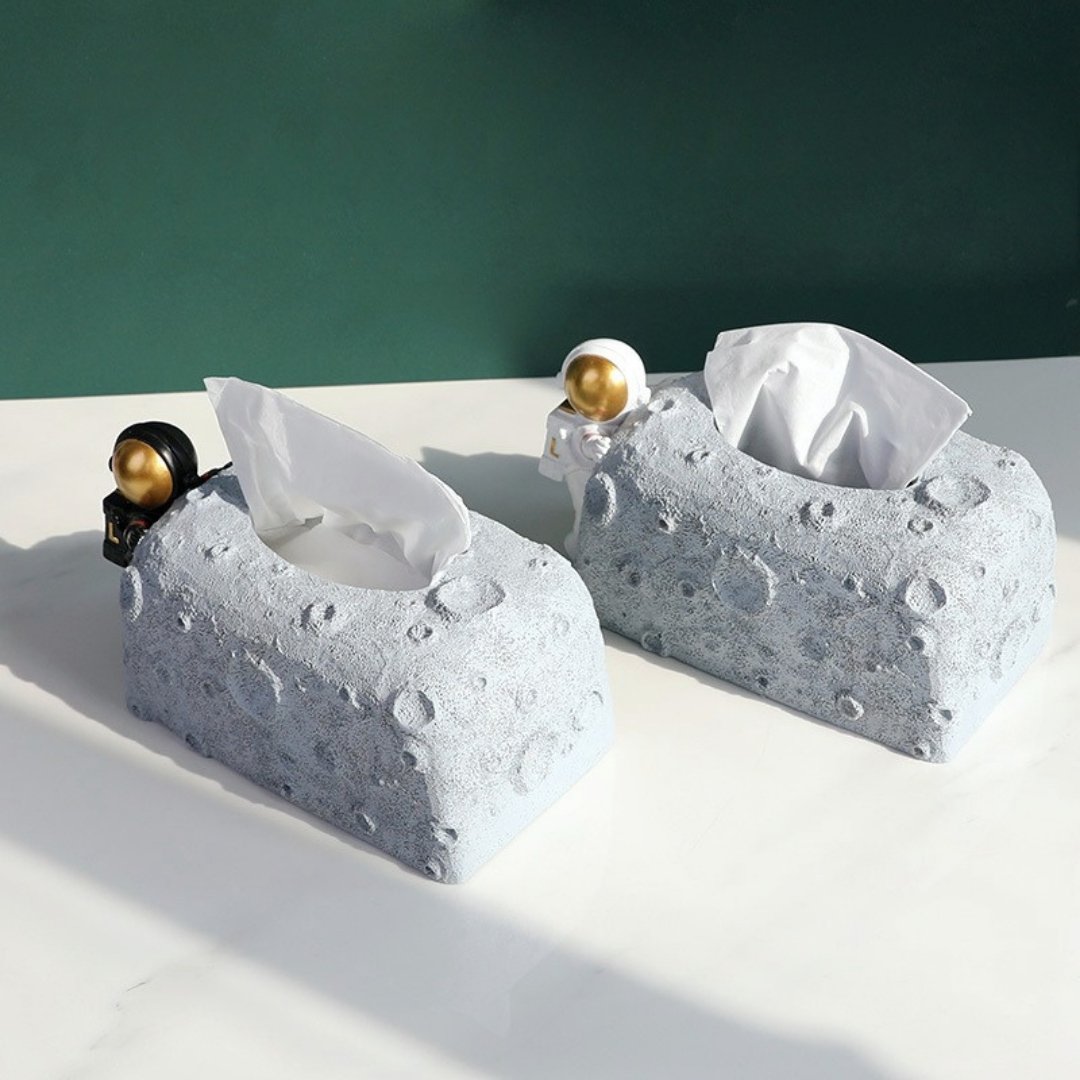 Astronaut Tissue Box Holder – Space Décor for Small and Large Tissues