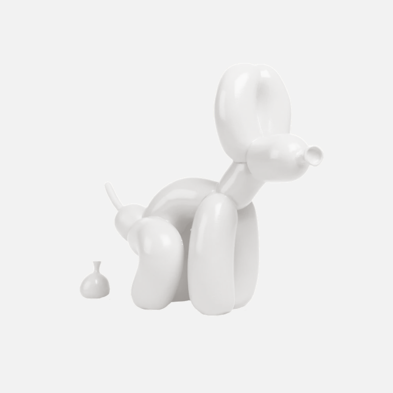 Playful Balloon Dog Figurine - Unique Home Decor