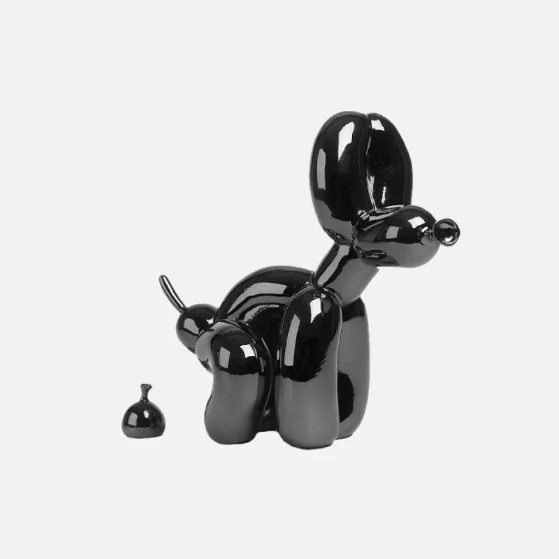 Playful Balloon Dog Figurine - Unique Home Decor