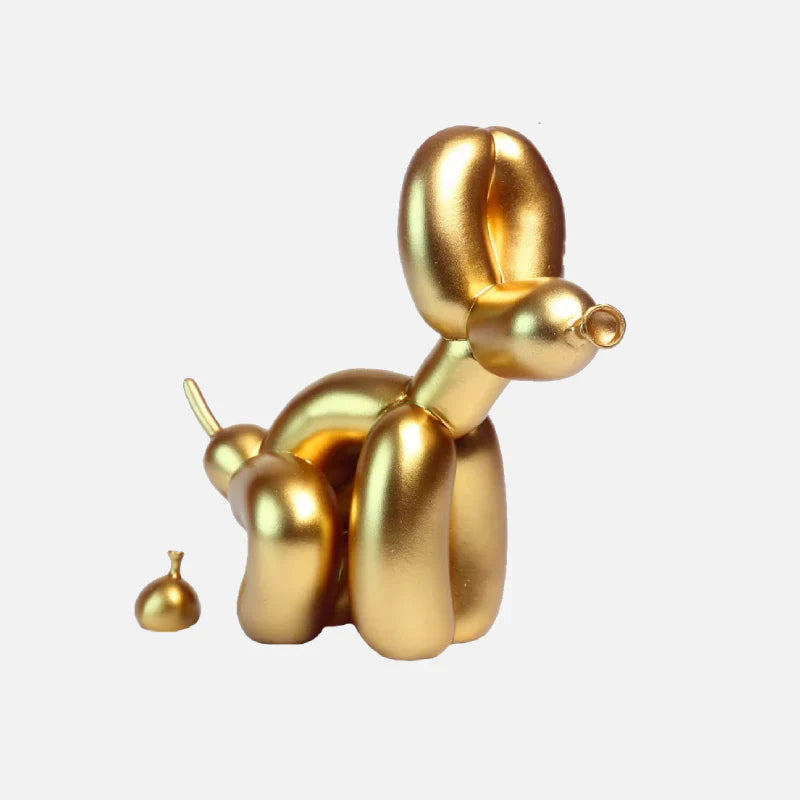 Playful Balloon Dog Figurine - Unique Home Decor