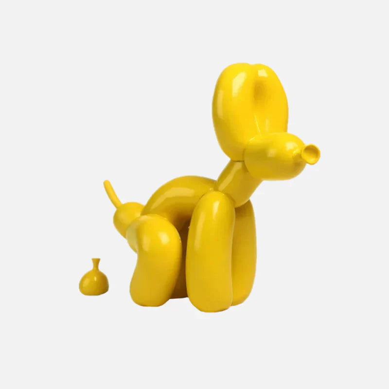 Playful Balloon Dog Figurine - Unique Home Decor