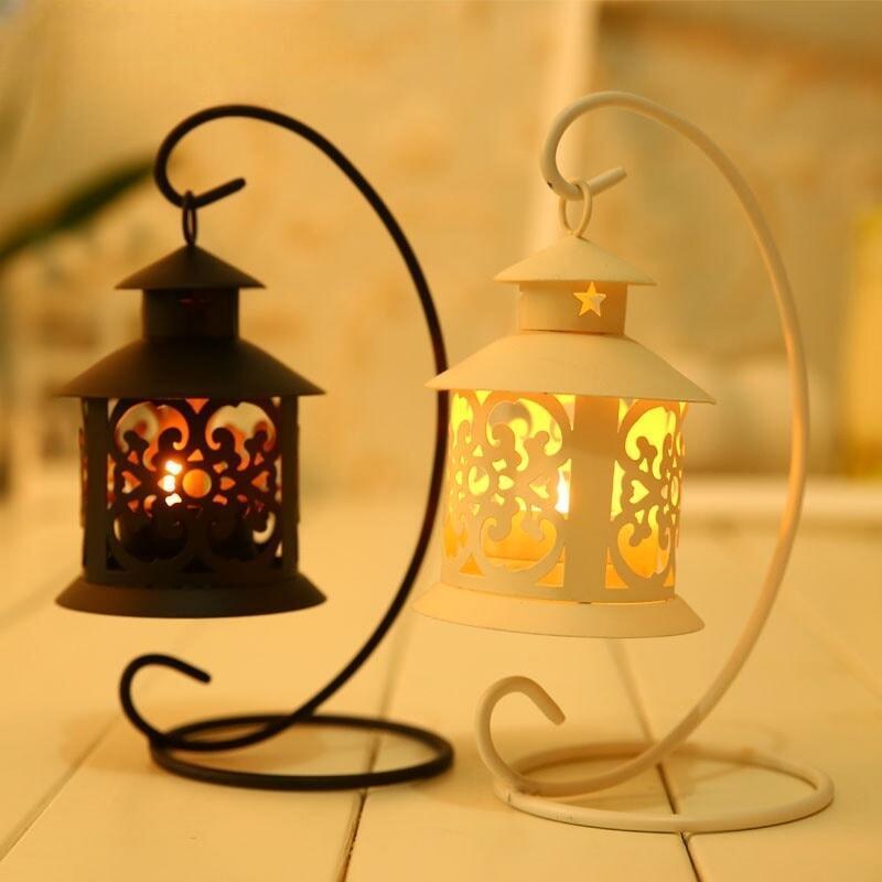 Hanging Glass and Metal Candle Holder – Handmade and Stylish