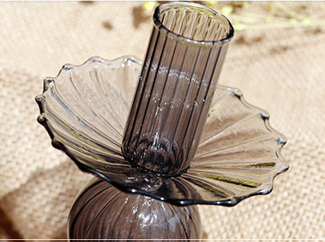 Glass Candle Holder - Luxurious and Elegant Table Decoration