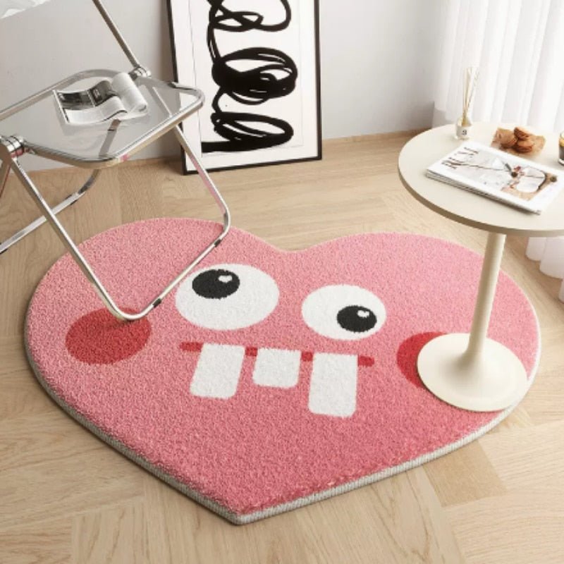 LunaFlair - Soft Plush Rug with Cartoon Design for Home