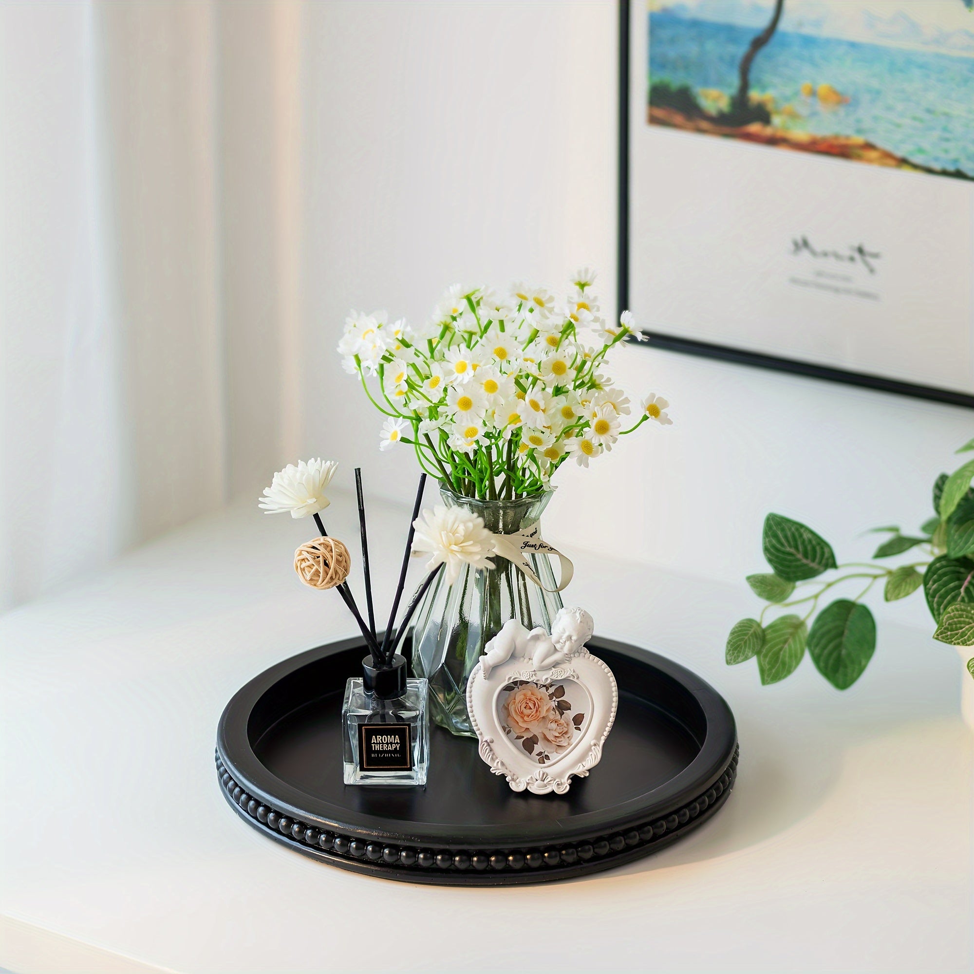 SphereTray - Vintage Oak Bowl for Coffee Table