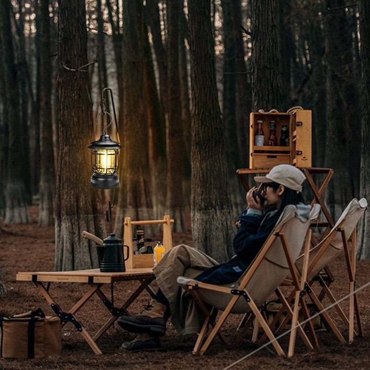 LumiTerra - Portable Retro Camping Lamp