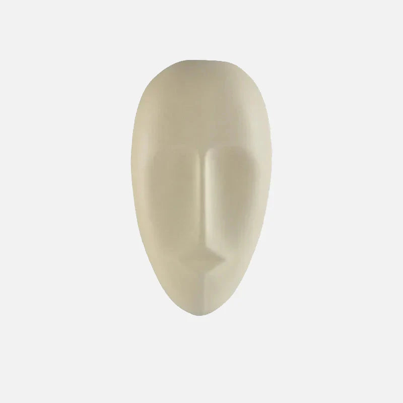 Ceramic Wall Vase - Ivory Colour, Decorative and Functional, Suitable for Plants and Flowers