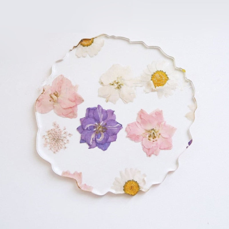 Flower Coaster - Elegant Acrylic Design for Teacups and Glasses