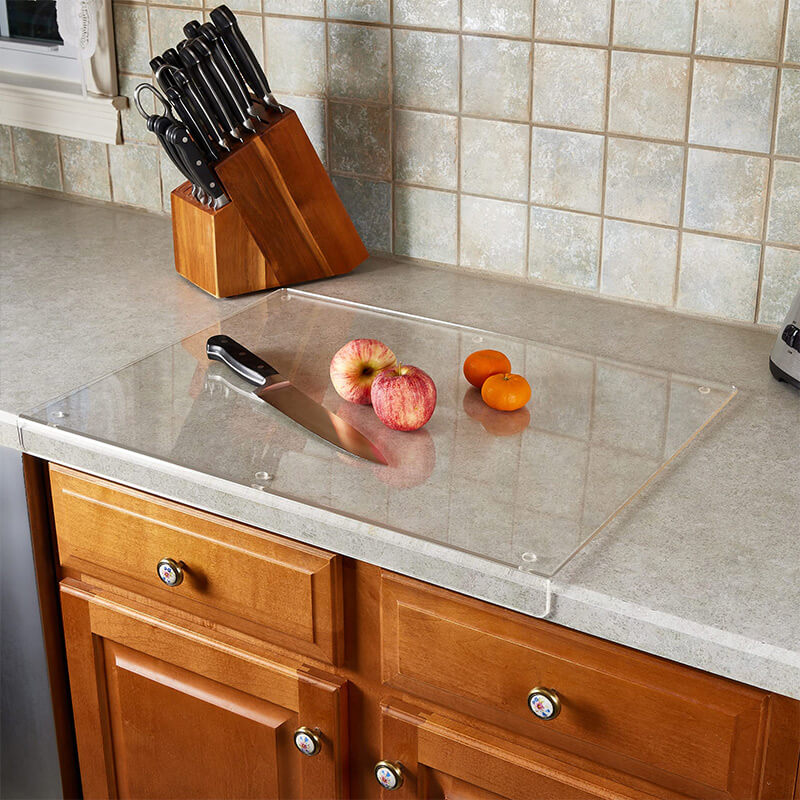 Transparent Cutting Board - Non-Slip - Suitable for Kitchen and Home Use