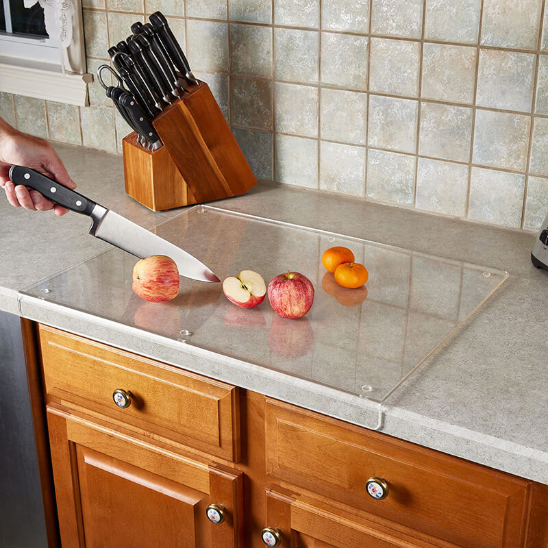 Transparent Cutting Board - Non-Slip - Suitable for Kitchen and Home Use