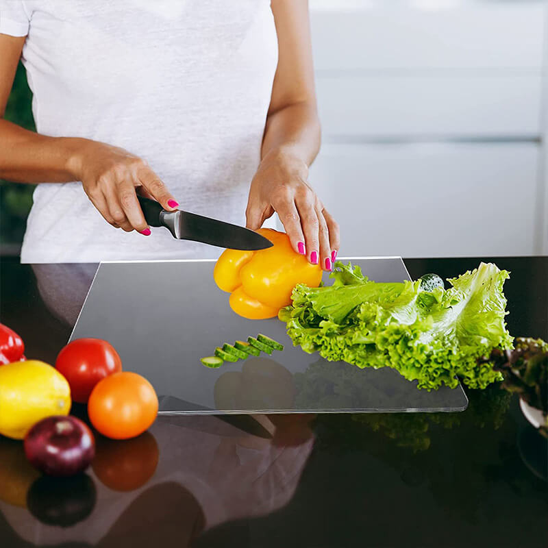 Transparent Cutting Board - Non-Slip - Suitable for Kitchen and Home Use