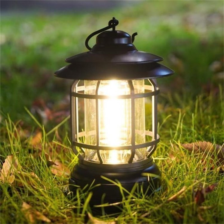 LumiTerra - Portable Retro Camping Lamp