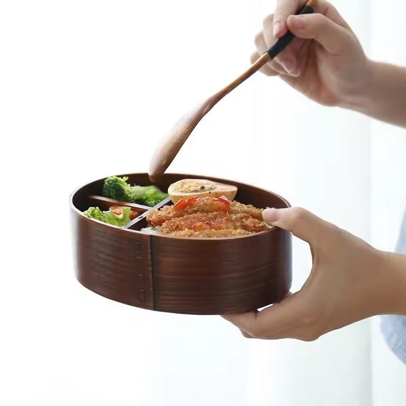 Double Layer Lunchbox - Eco-Friendly Food Storage - 19x9.5x10 cm