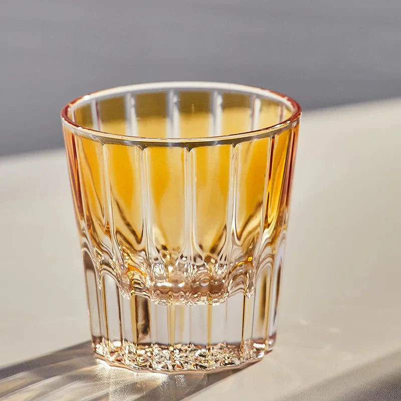 Sunbeam Crystal Whisky Glass - Hand-Cut Design