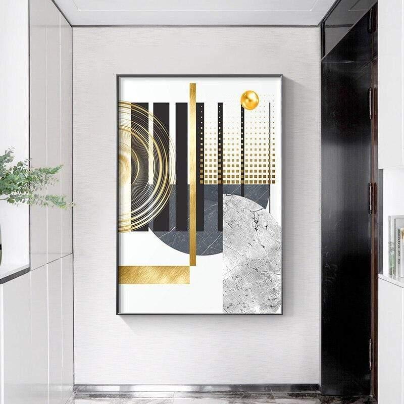 EnvyVibe - Abstract Canvas with Glossy Details