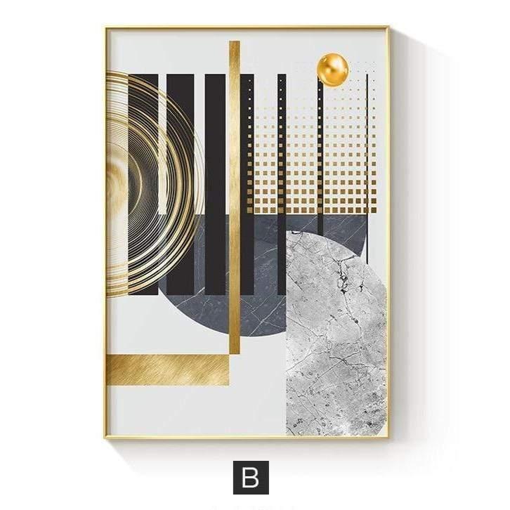 EnvyVibe - Abstract Canvas with Glossy Details