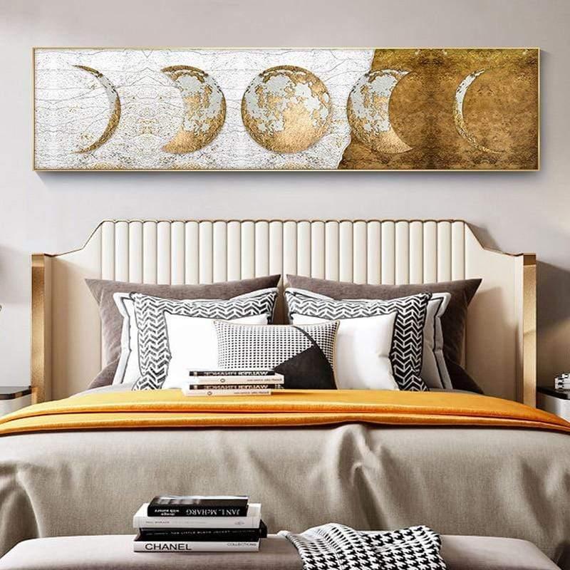 FaithCycle - Mystical Moon Phases on Canvas