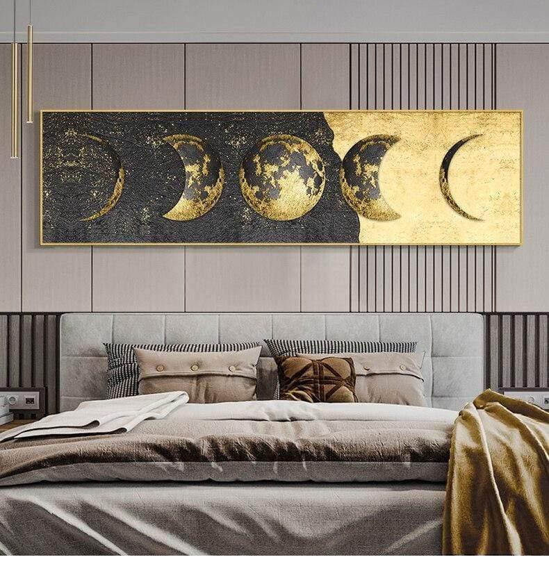 FaithCycle - Mystical Moon Phases on Canvas