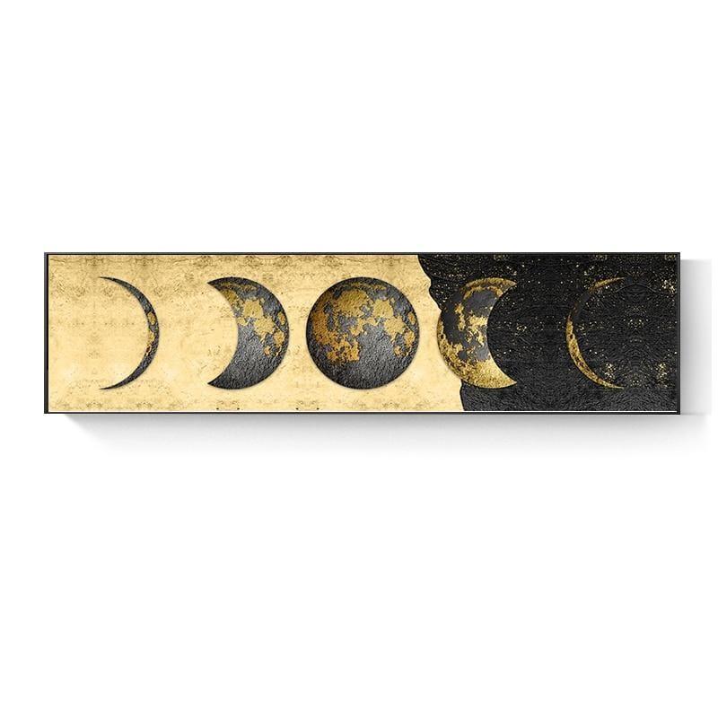 FaithCycle - Mystical Moon Phases on Canvas