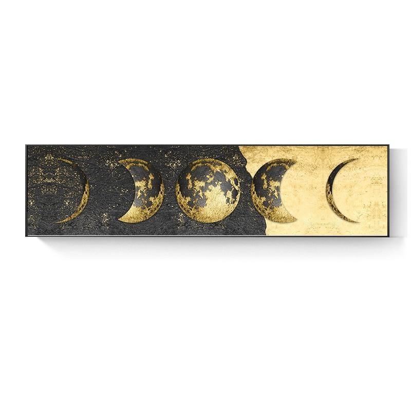 FaithCycle - Mystical Moon Phases on Canvas