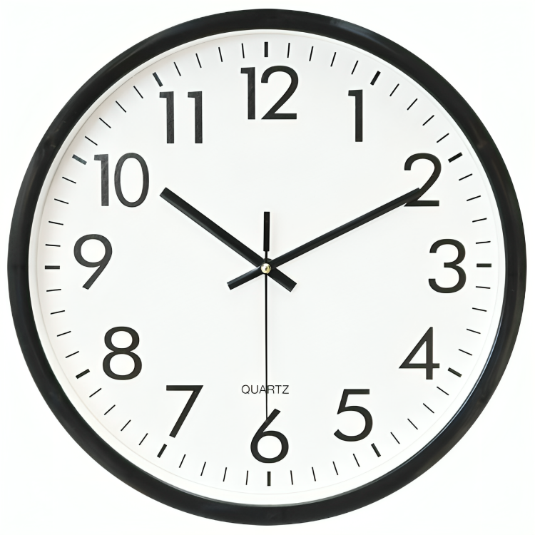 Timeless Elegant Atomic Clock - Luxury Wall Clock with Precise Time Display