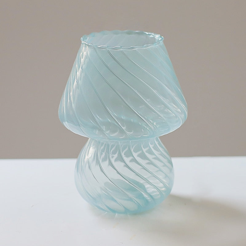 Swirl Glass Candle Holder and Vase - Atmospheric Glass Decoration