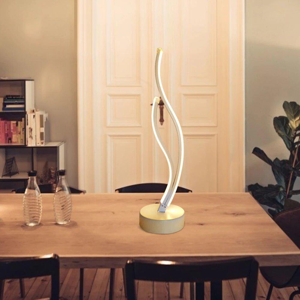 NordLume Norwegian LED Table Lamp - Rechargeable and Modern Design