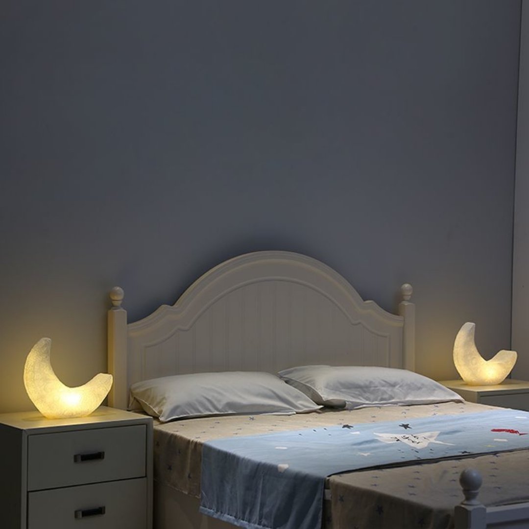 Large Moon Lamp with Warm Glow – 33 x 15 x 30 cm