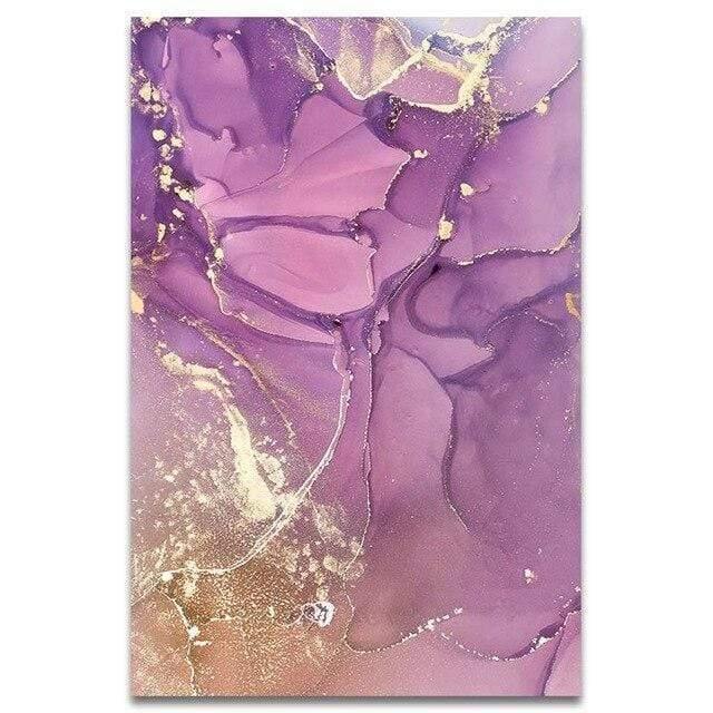 LustAura - Abstract Canvas in Pink and Purple