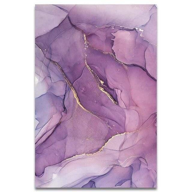 LustAura - Abstract Canvas in Pink and Purple