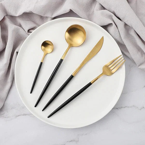 24-Piece Stainless Steel Cutlery Set – Complete for 6 People