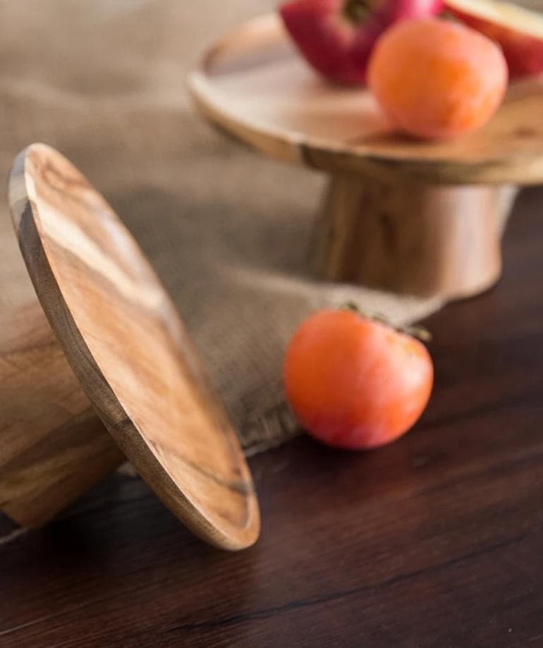 Wooden Fruit Bowl Stand - Perfect Presentation of Fresh Fruit