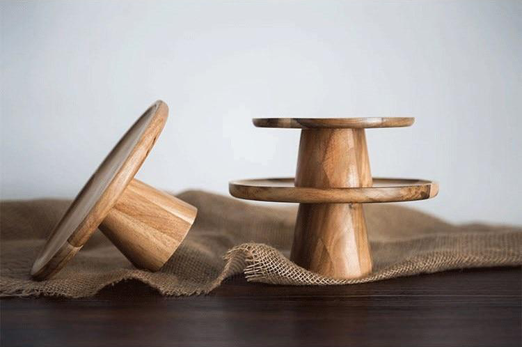 Wooden Fruit Bowl Stand - Perfect Presentation of Fresh Fruit