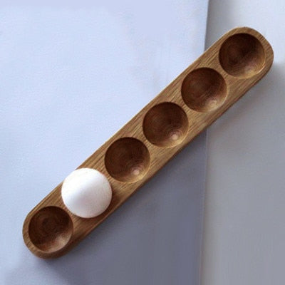 Wooden Egg Holder - Stylish and Functional Storage