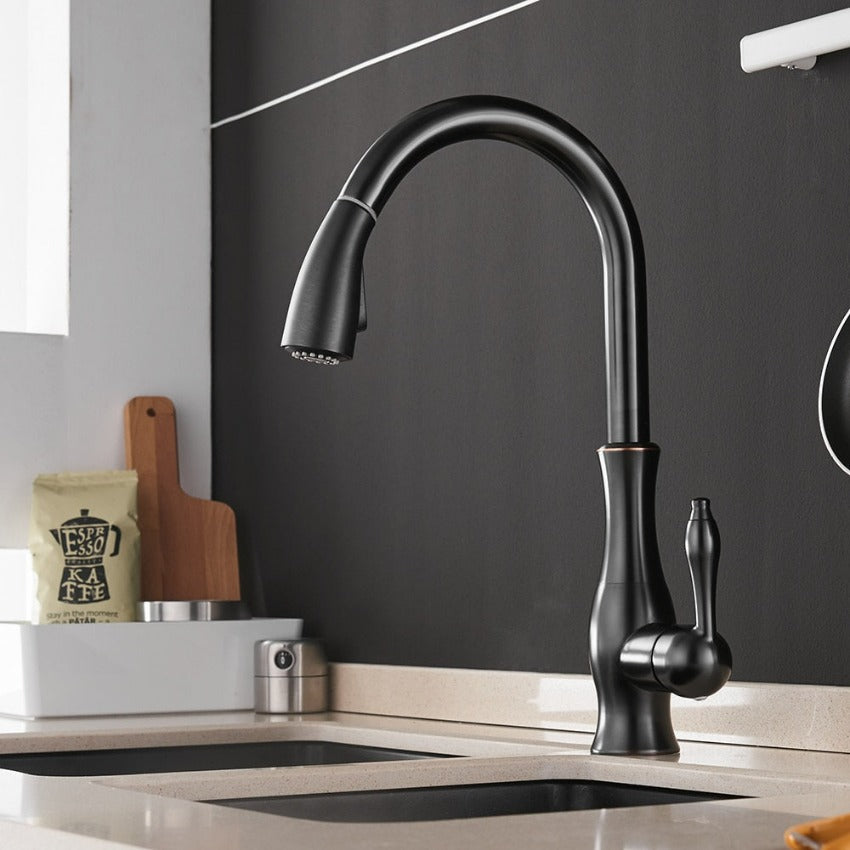 AquaLuxe - Pull-Out Kitchen Tap