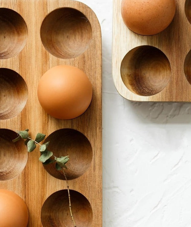 Wooden Egg Holder - Stylish and Functional Storage