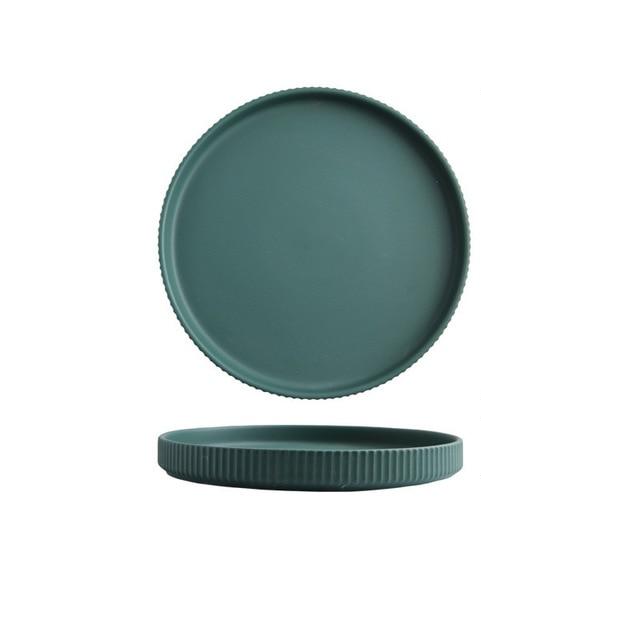 Round Ceramic Plates and Bowls - Colourful and Modern Design for Every Table