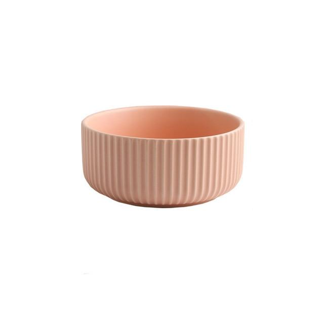 Round Ceramic Plates and Bowls - Colourful and Modern Design for Every Table