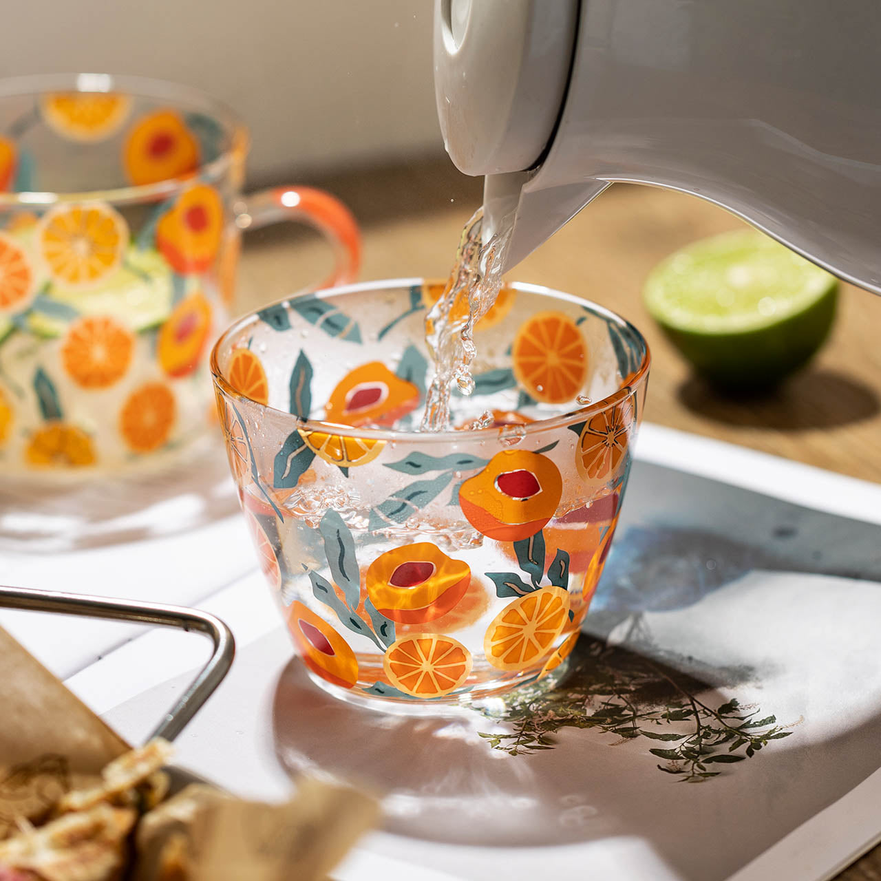 Glass Measuring Jugs with Cheerful Print – Practical and Stylish