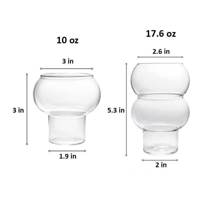 Droplet-Shaped Cocktail Glass - Stylish Glassware for Drinks and Parties