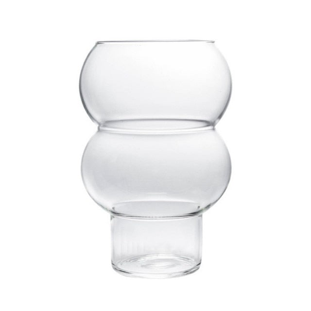 Droplet-Shaped Cocktail Glass - Stylish Glassware for Drinks and Parties