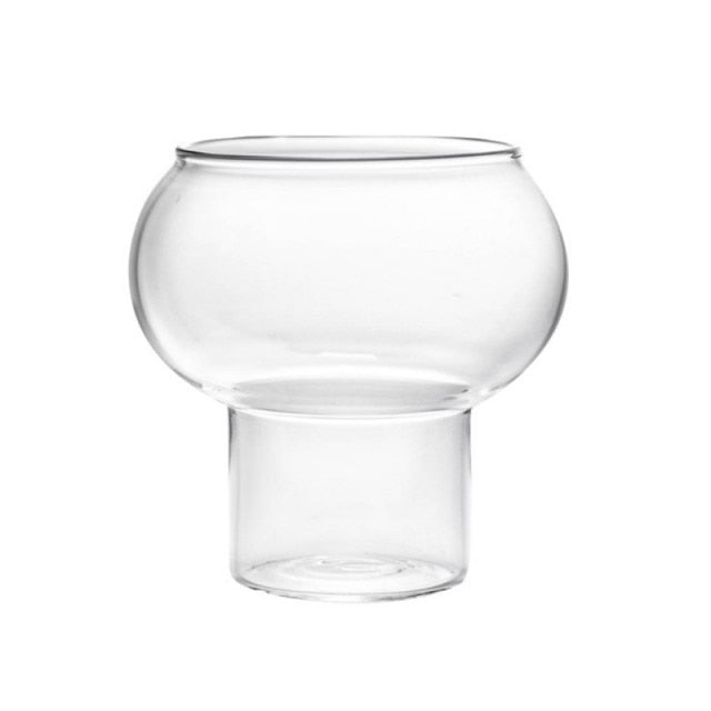 Droplet-Shaped Cocktail Glass - Stylish Glassware for Drinks and Parties