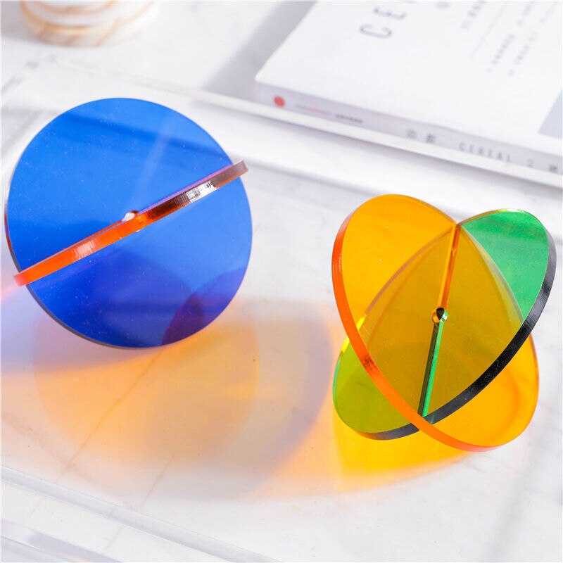 Clear Acrylic Coasters - Colourful and Decorative