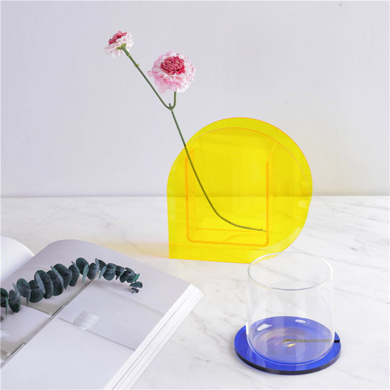 Clear Acrylic Coasters - Colourful and Decorative