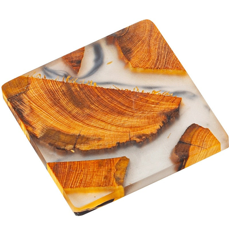 Wooden and Resin Coasters - Perfect for Coffee, Tea and Drinks