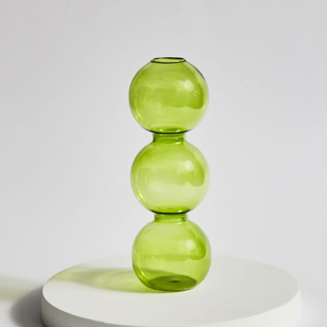 Green Glass Candle Holders - Modern Candle Holders for a Fresh Look