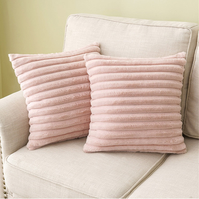 Extra Soft Faux Fur Cushion Cover - Velvety Soft Cushions in Rectangular or Square Format